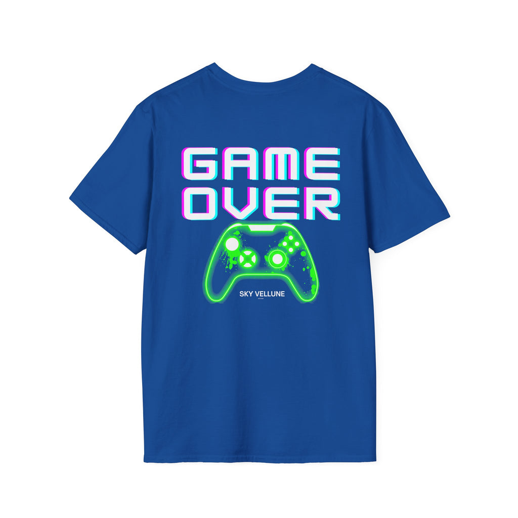 Game Over T-Shirt — Neon Retro Graphic Tee