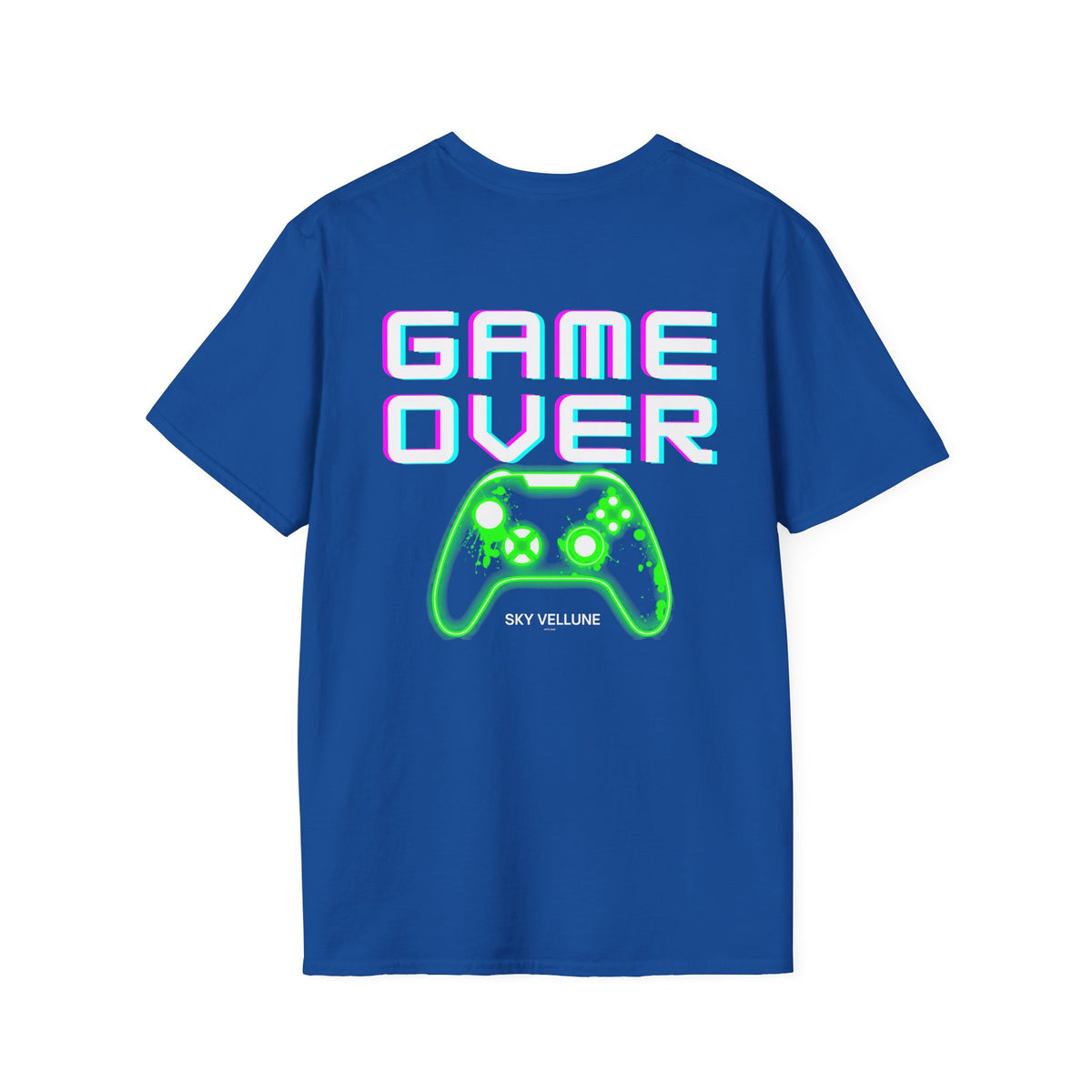 Game Over T-Shirt — Neon Retro Graphic Tee