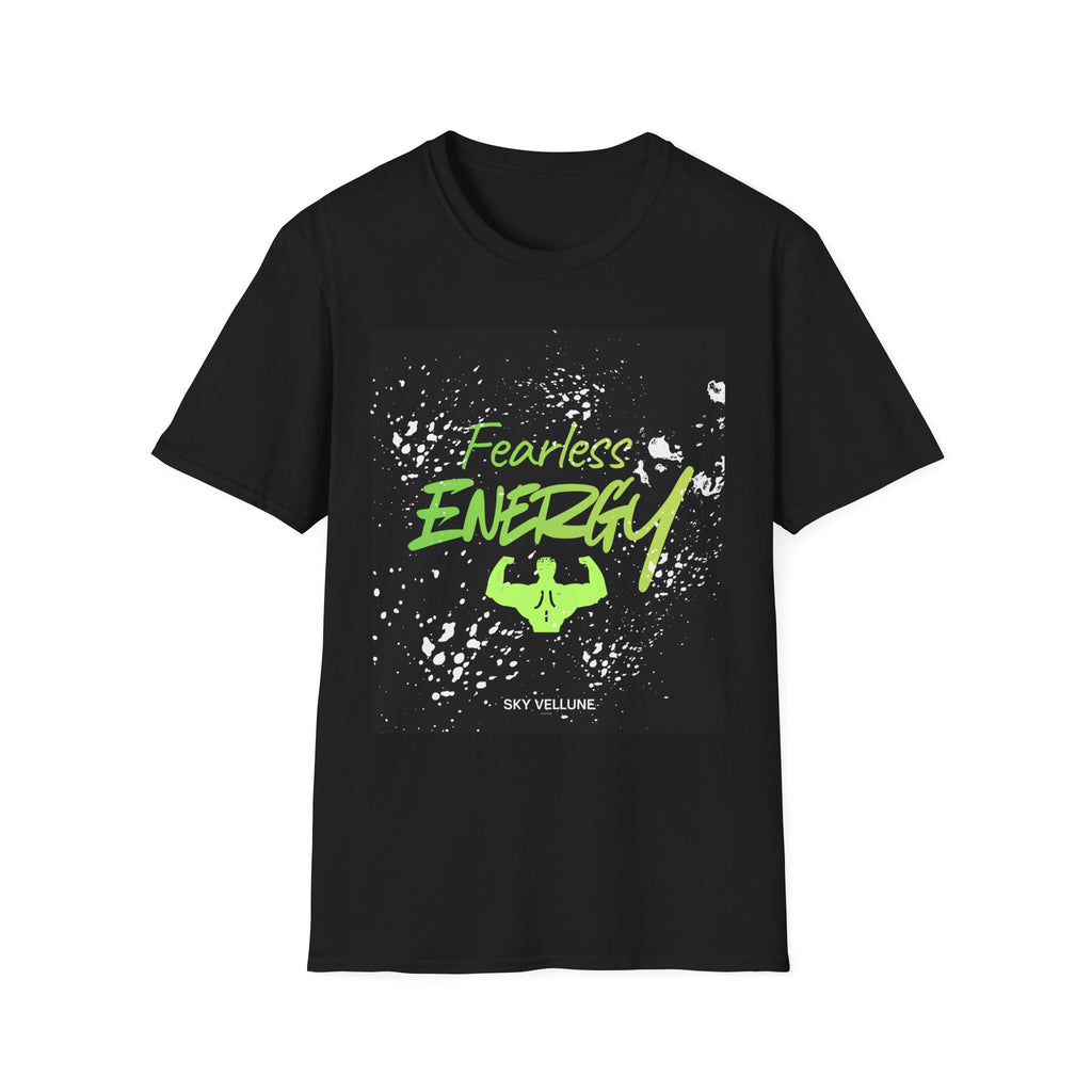 Fearless Energy T‑Shirt — Neon Green Fitness Graphic Tee