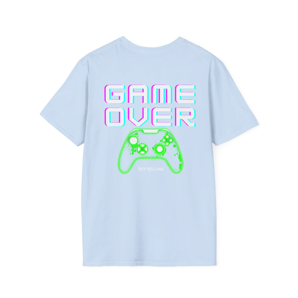 Game Over T-Shirt — Neon Retro Graphic Tee