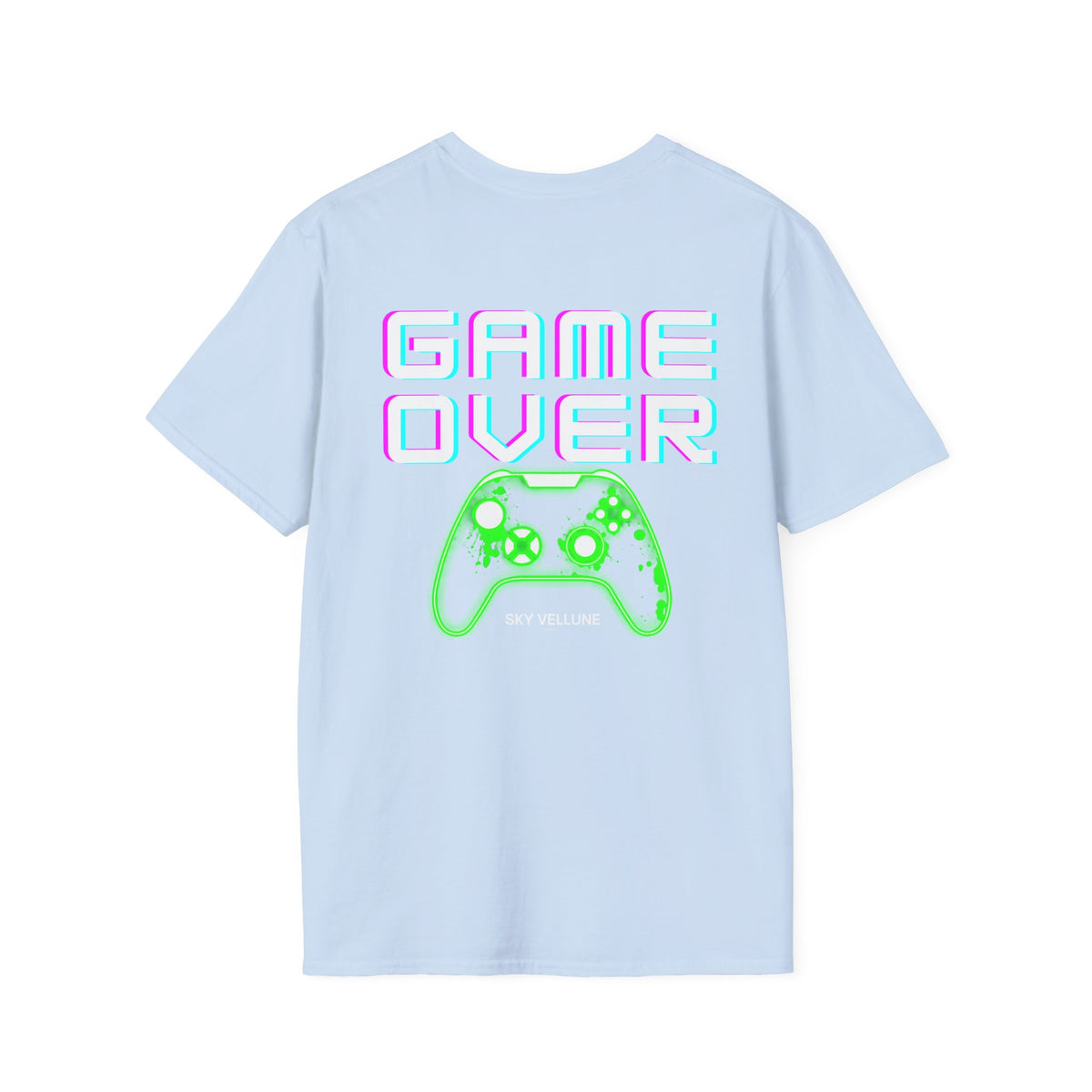 Game Over T-Shirt — Neon Retro Graphic Tee