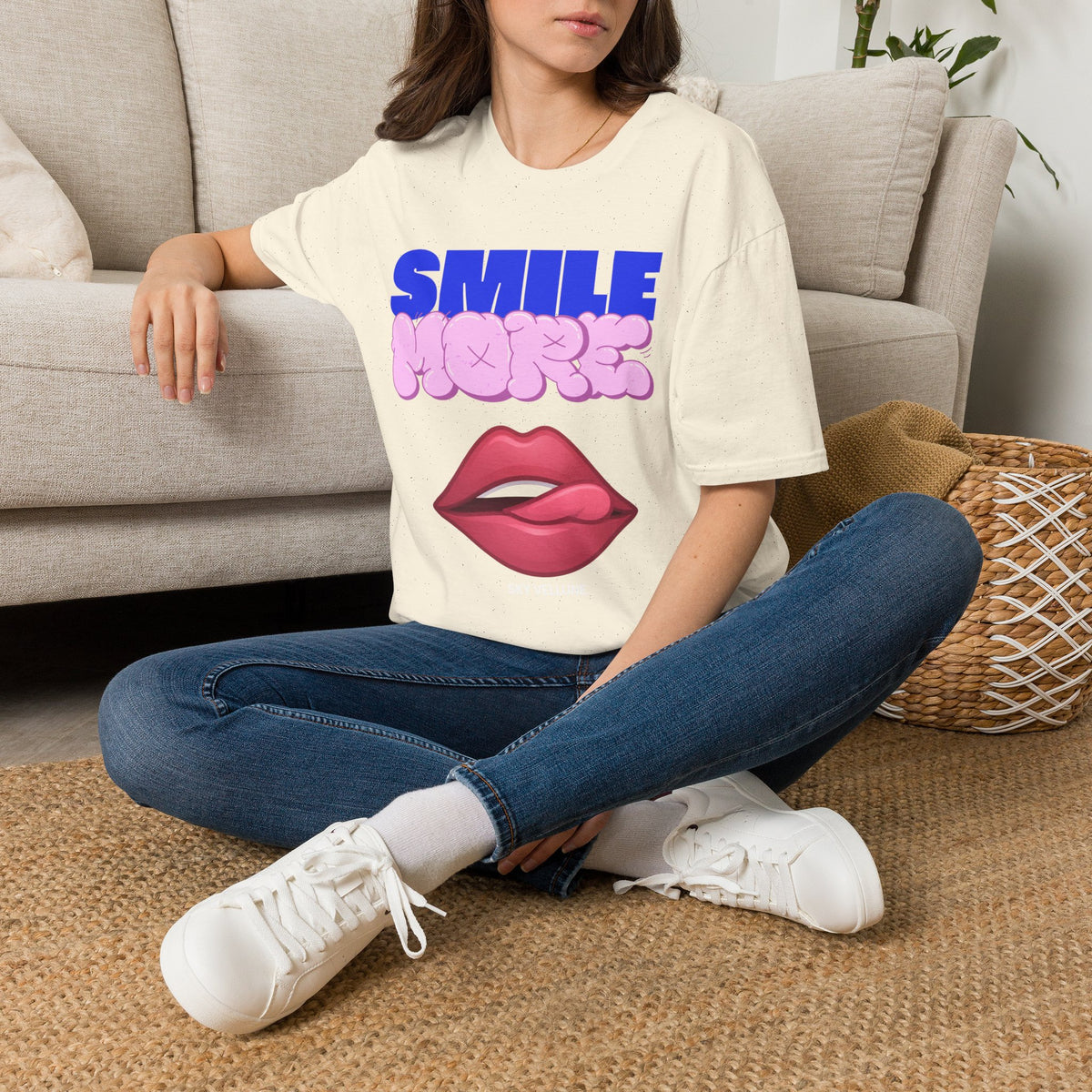 Smile More Unisex Softstyle T-Shirt