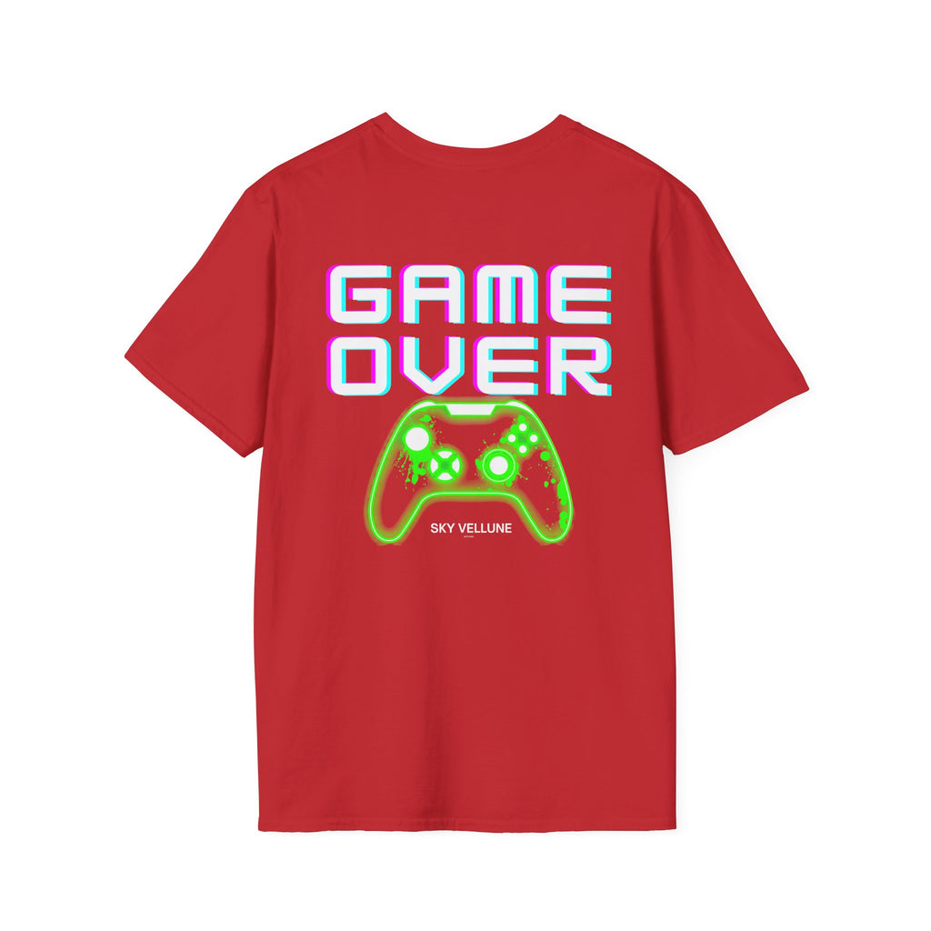 Game Over T-Shirt — Neon Retro Graphic Tee