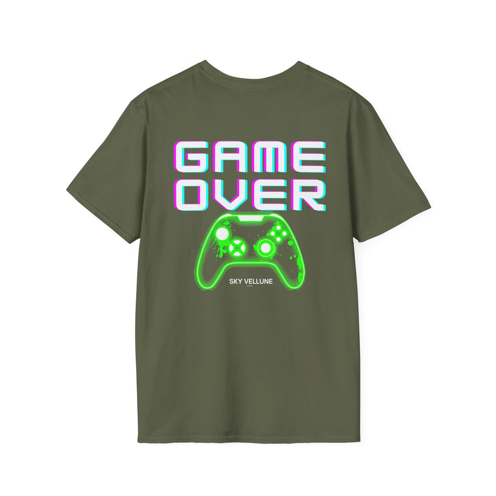 Game Over T-Shirt — Neon Retro Graphic Tee