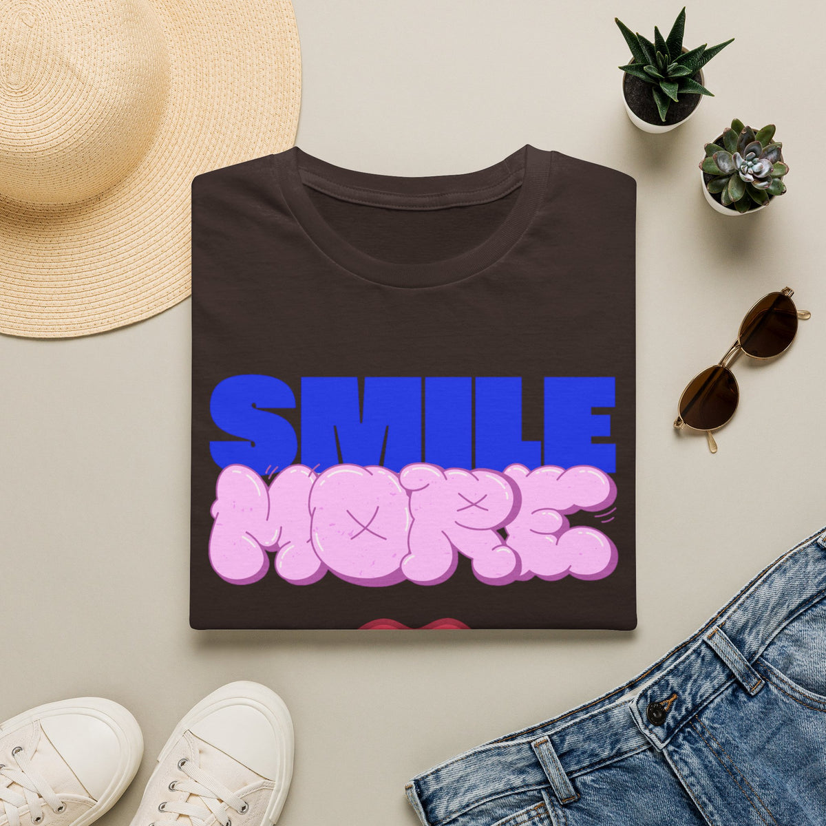 Smile More Unisex Softstyle T-Shirt