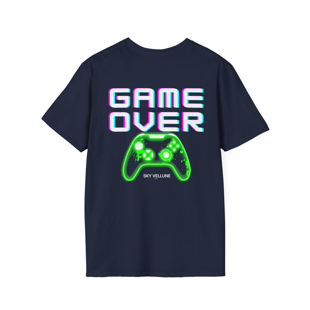 Game Over T-Shirt — Neon Retro Graphic Tee
