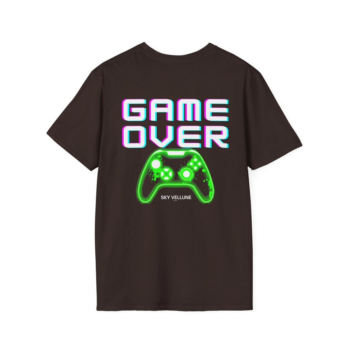 Game Over T-Shirt — Neon Retro Graphic Tee